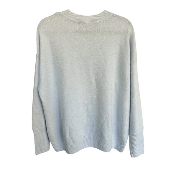Vince Camuto Women's Light Blue Crewneck Pullover Sweater Size Medium - Picture 4 of 4